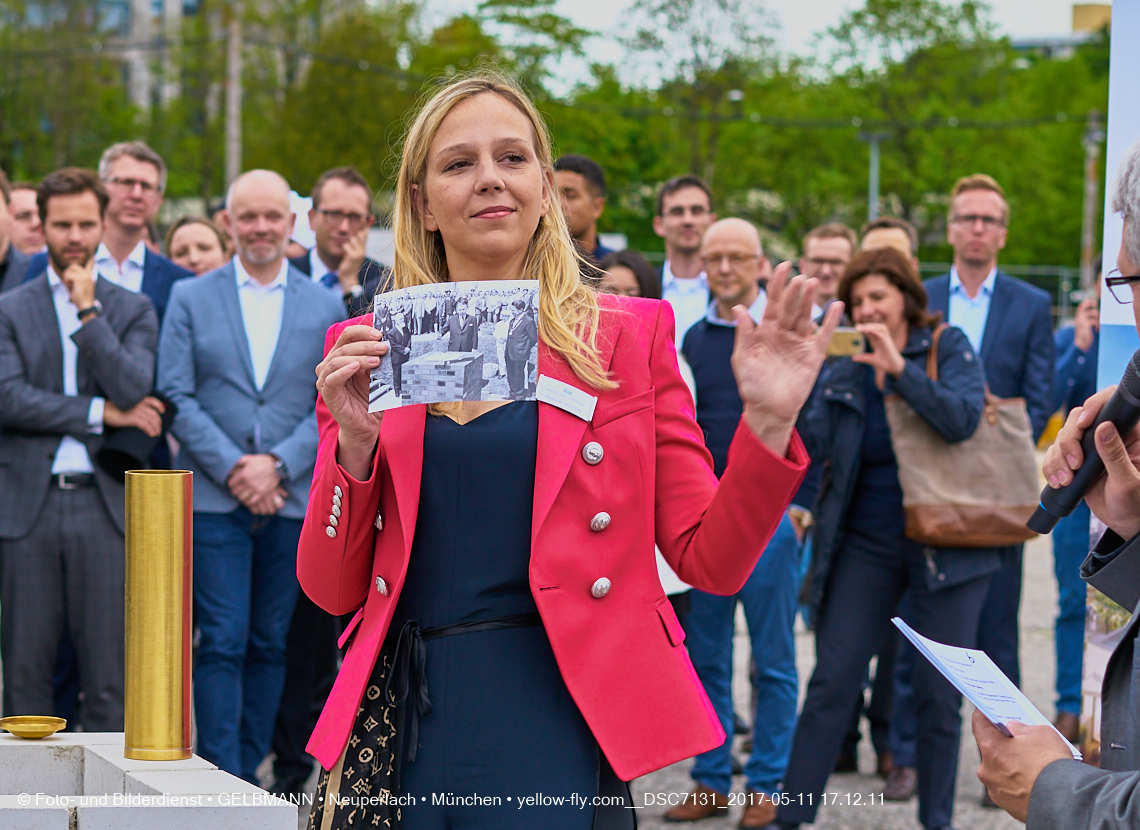 11. Mai 2017 - Grundsteinlegung für die LOGE und dem Kulturquadrat in Neuperlach